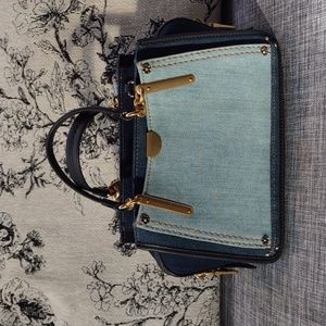 Coach denim small handbag crossbody NWT